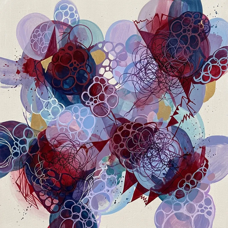 Abstract Endometriosis Representation