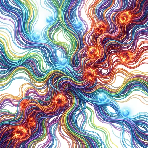 Reasons & Interruptions: Intricate Pathways in Multi-colored Hues