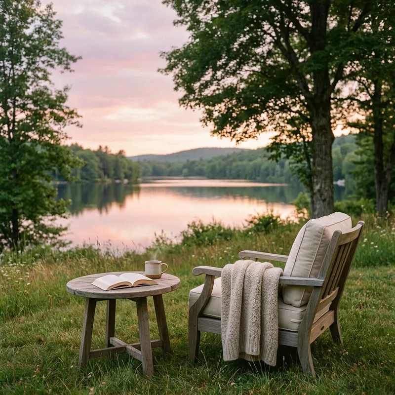 Reduce Pain with Serene Sunset Scene