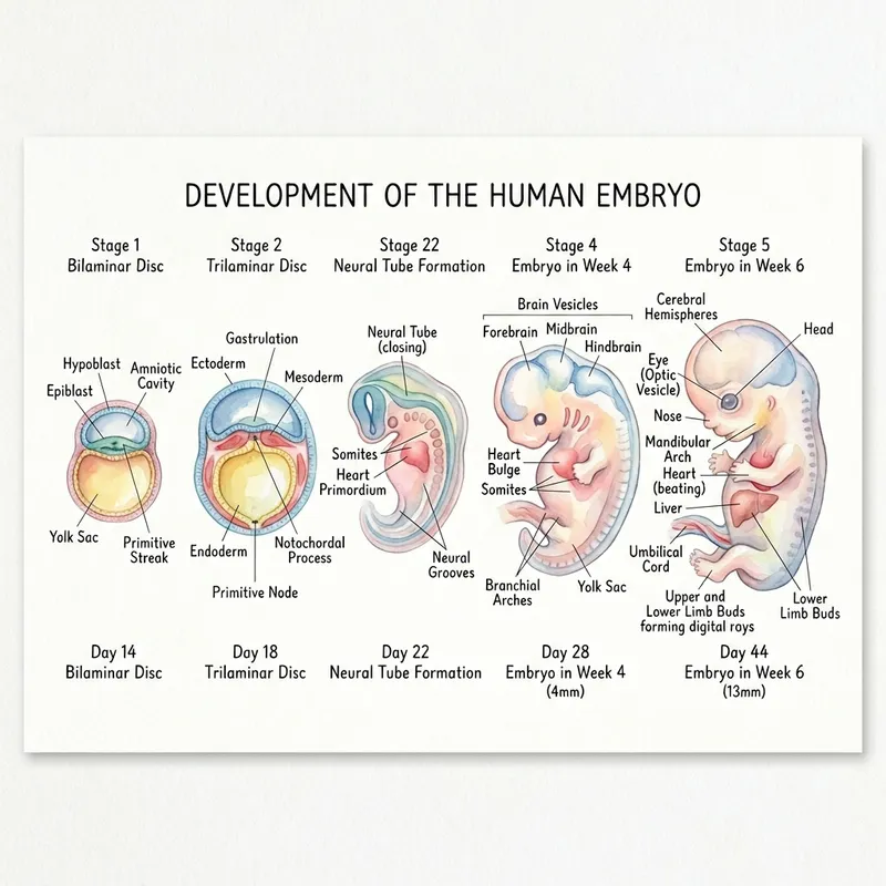 Embryo Quality in Watercolor Illustration