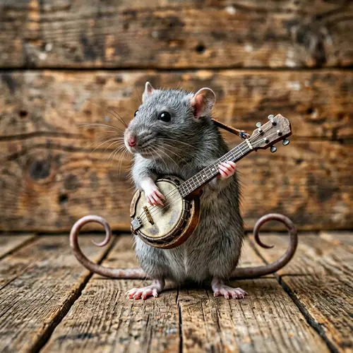Watch a Rat Play Banjo: A Cute Performance