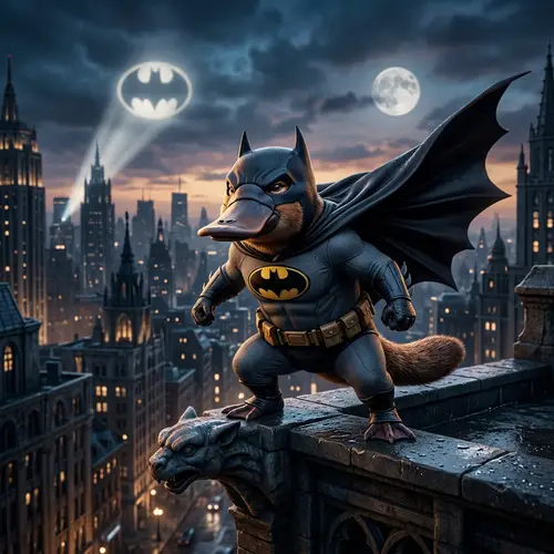 Platypus Batman Superhero Costume - Gotham City Beauty