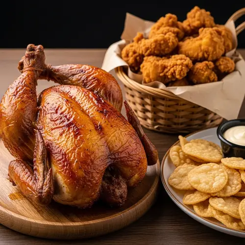 Delicious Pollo a la Brasa & Fried Chicken