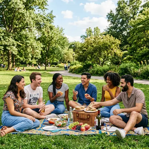 Joyful Day in the Park with Lovely Friends