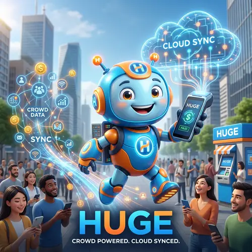 Huge Payment Device Mascot: Crowd-Sourced Data