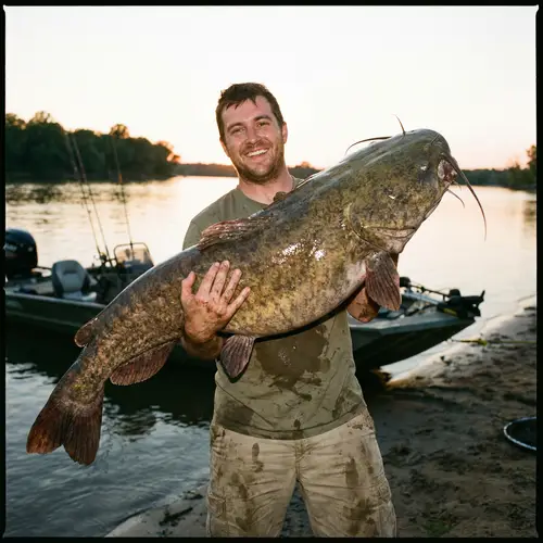 Catch of the Day: Huge Flathead Fish!