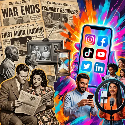 Evolution of Media: Traditional to New Media Transformation