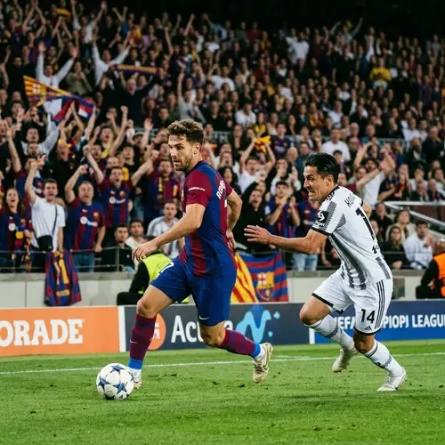 Professional Footballer Outwits Opponent in Intense Match