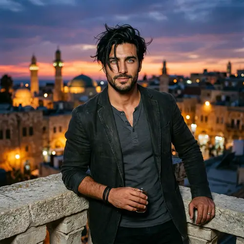 Mysterious Man: Danger and Gentleness | Middle-Eastern Descent