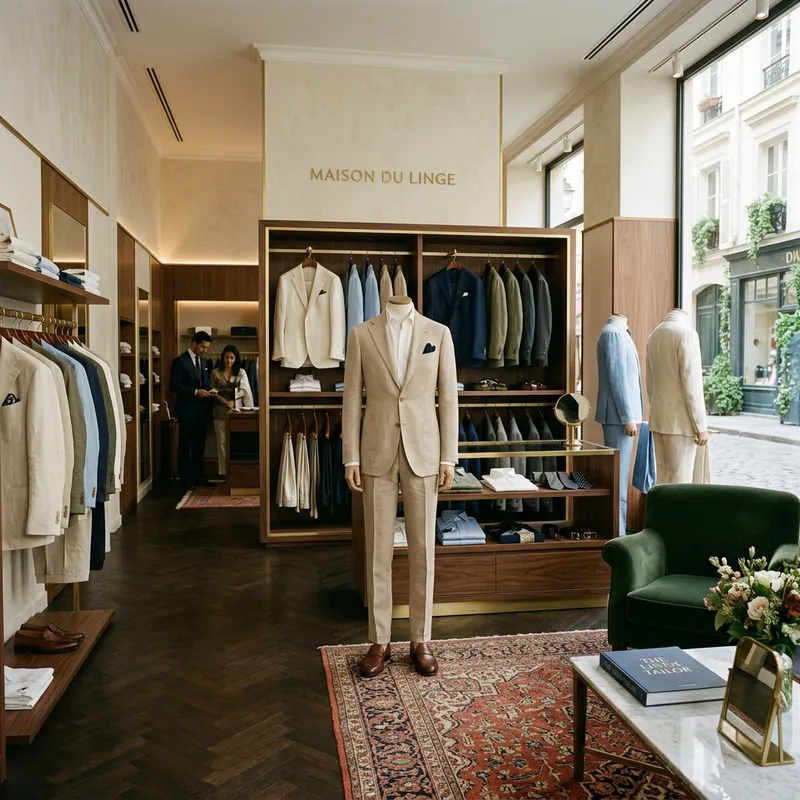 Luxury Men's Linen Suits Boutique