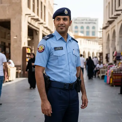Qatar Police Uniform for Your Photos