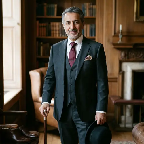Distinguished Gentleman Portrait - Classy Attire