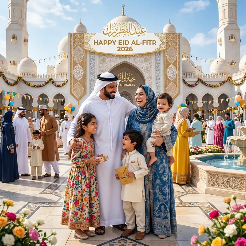 Happy Eid Al-Fitr 2026 Celebrations