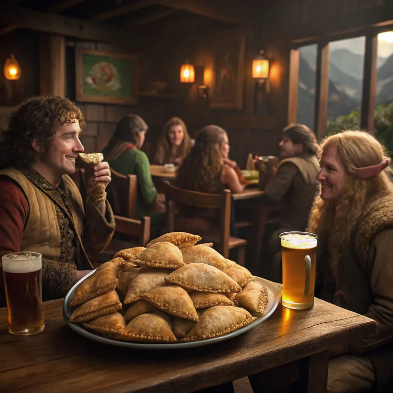 Hobbit Feast: Empanadas and Cheerful Company