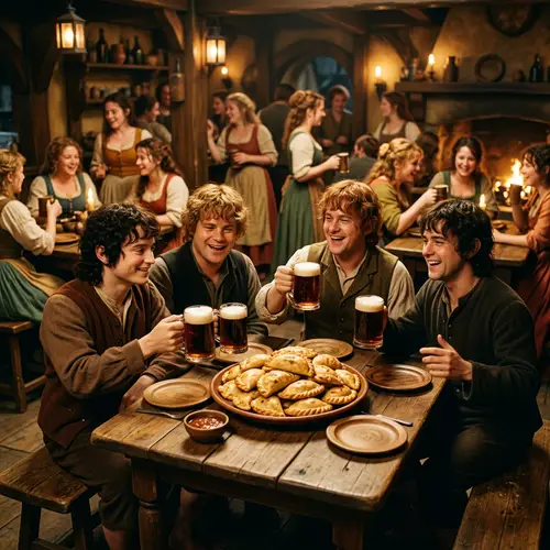 Hobbit Feast: Empanadas and Cheerful Company