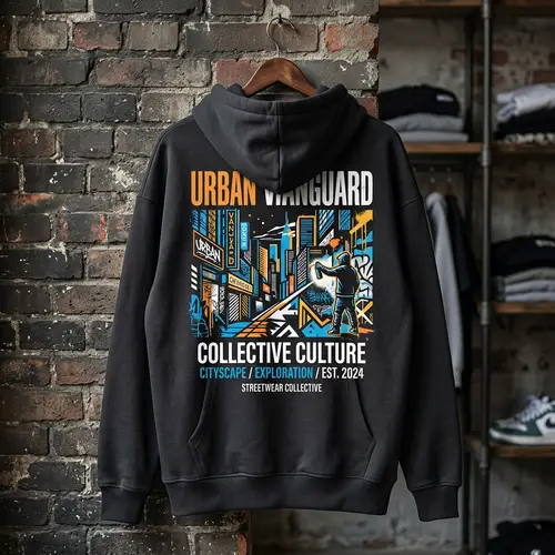 Trendy Hoodie Design in Urban Fashion Style