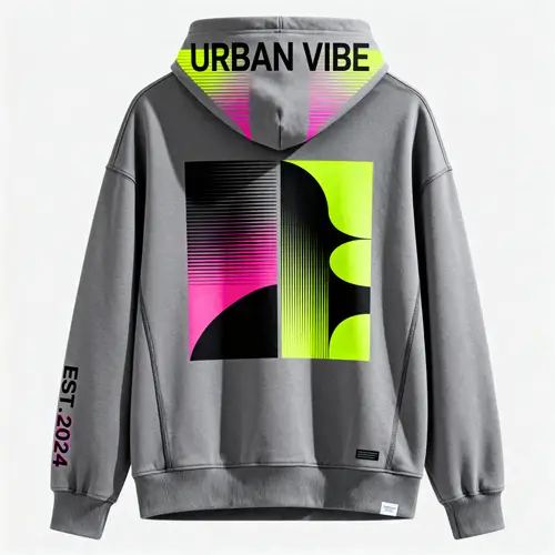 Trendy Hoodie Design in Urban Fashion Style