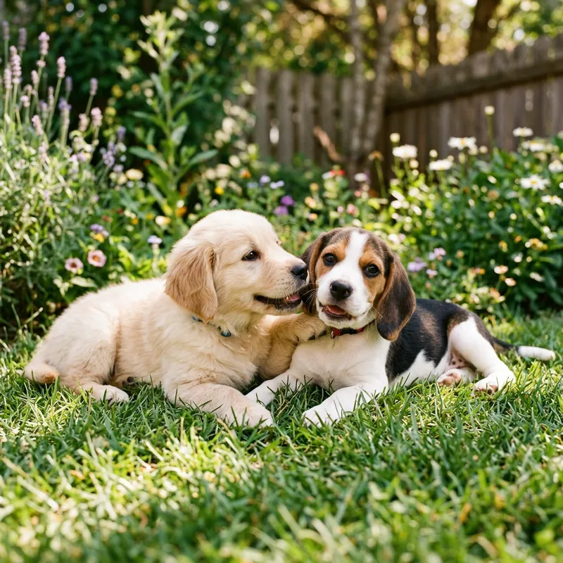 Two Adorable Puppies