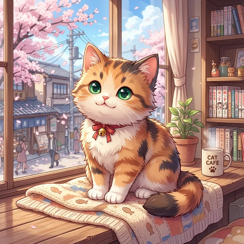 Create an Anime Cat Image