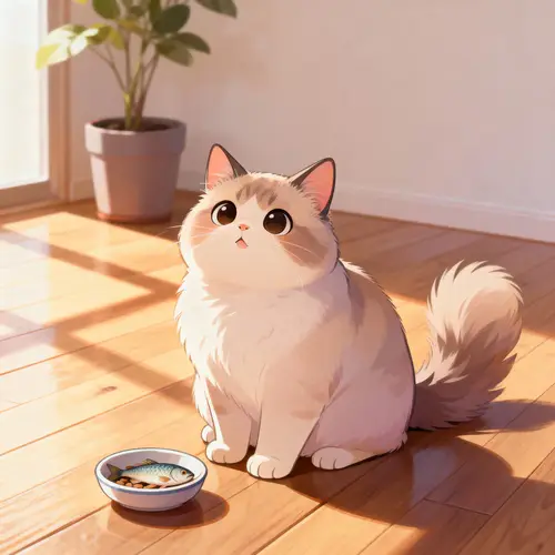 Create an Anime Cat Image