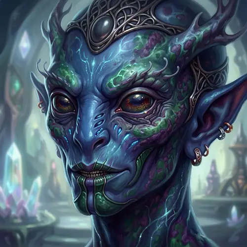 Alien Face: Stunning Extraterrestrial Visage Art