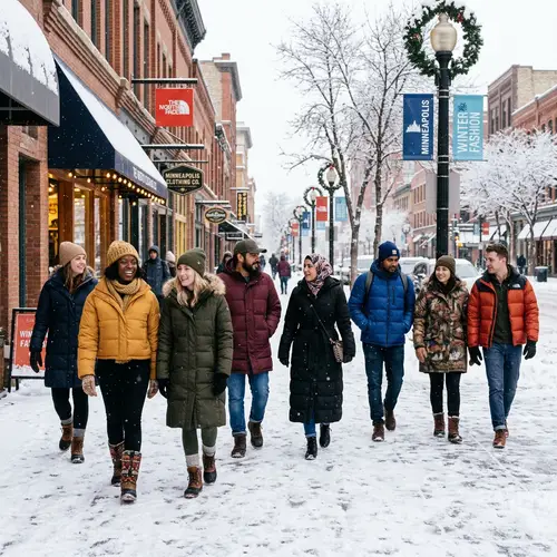 Stylish Down Jacket Fashion in Minneapolis