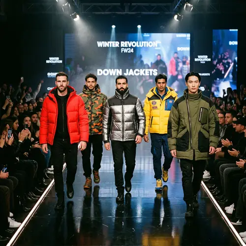 Diverse Down Jacket Fashion Show Highlights