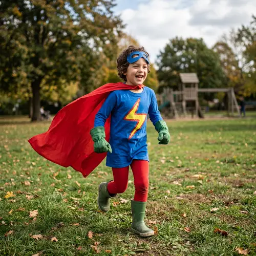 Child Superhero Caped Costume | Imaginative Pretend Play