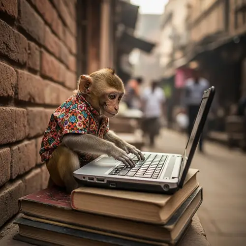 Monkey's Blog Journeys in Banaras