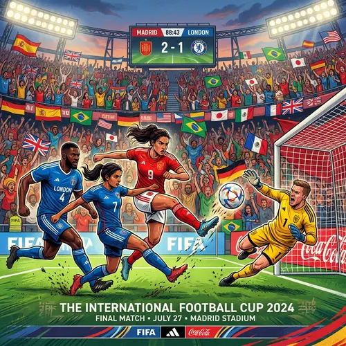 High-Energy Football Match Tournament Poster Design