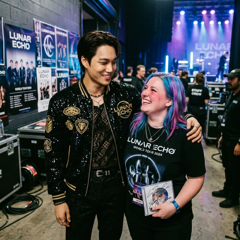 Jungkook BTS's Heartwarming Moment with a Fan | Backstage Embrace