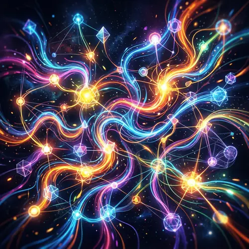 Dynamic Energy Flow: Abstract Art Representation