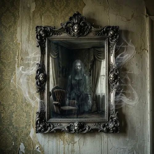 Mysterious Haunting of Antique Mirror: Secrets of Spectral Figure