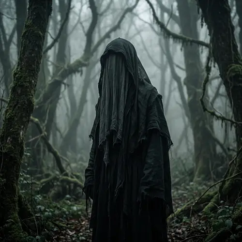 Mysterious Veiled Figure: Sinister Secrets Unveiled