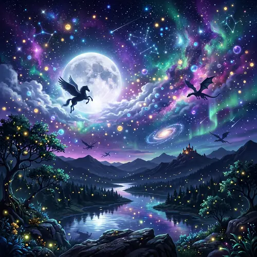 Magical Sky: A Celestial Wonderland