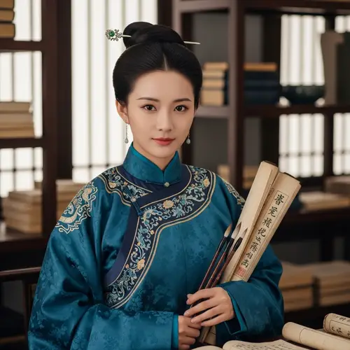 Ancient Chinese Student: Modesty & Strength