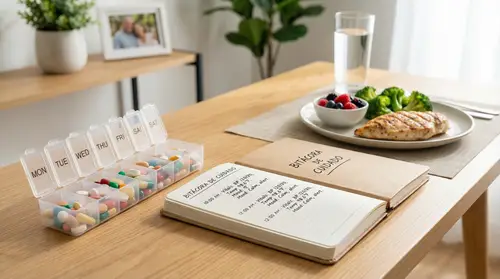 Home Geriatric Care Station: Organized & Safe