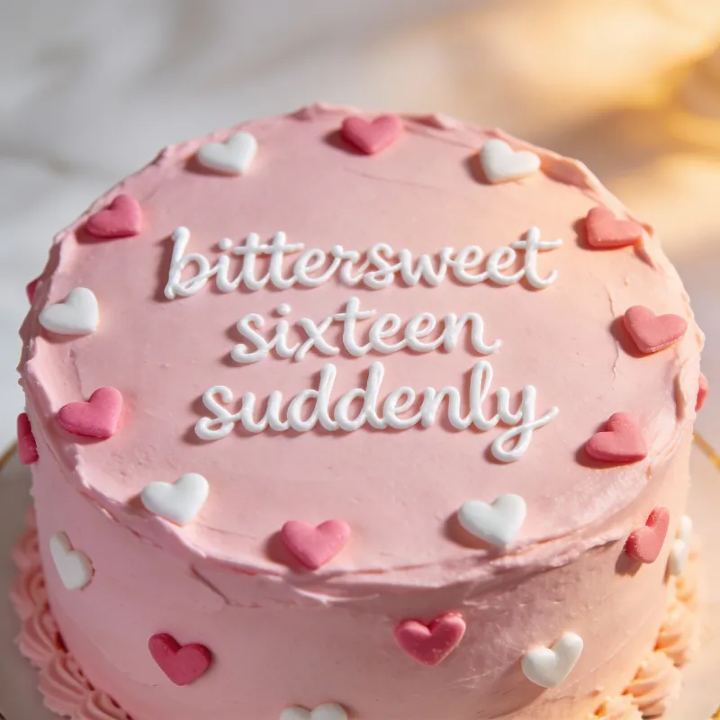 Bittersweet Sixteen Pink Round Cake Recipe