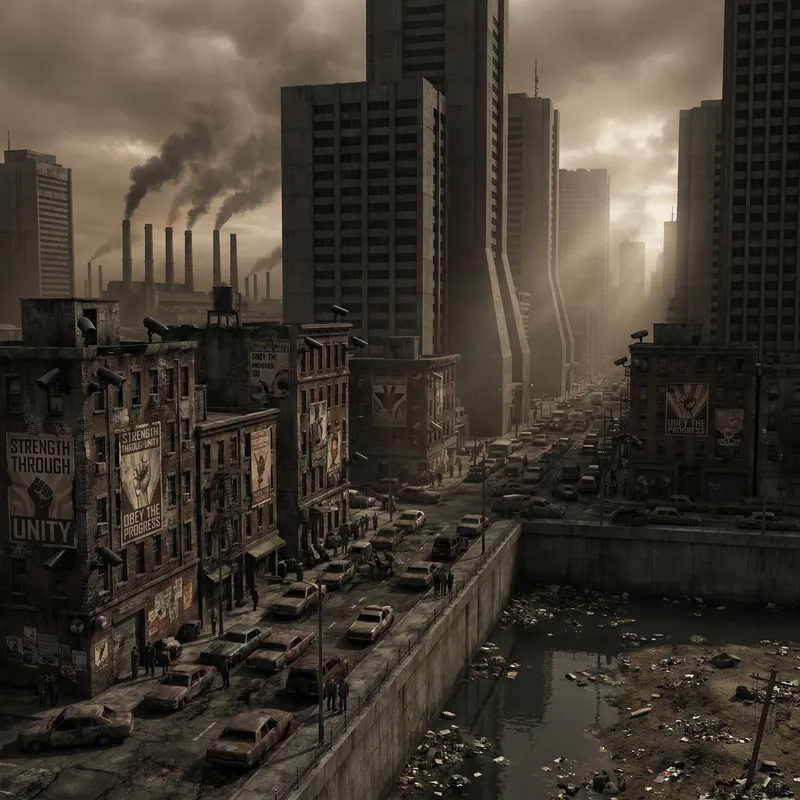 Bleak Urban Landscape: A Warning for Humanity Bleak Urban Landscape: A Warning for Humanity