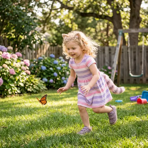 Adorable Girl Cat: Playful and Cute