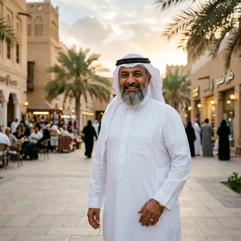Arabic Middle Aged Male Portraits and Insights