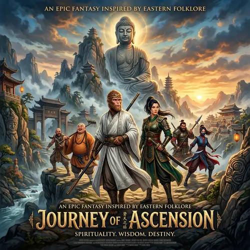 Adventure & Fantasy Movie Poster Inspired by Eastern Folklore