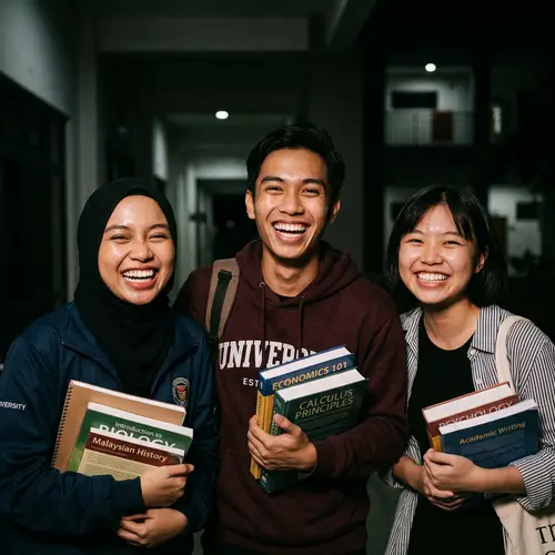 Malaysian Students with Perfectly Aligned Smiles | Youthful Exuberance
