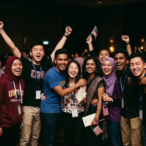 Malaysian Students Joyous Celebration | Group Celebration