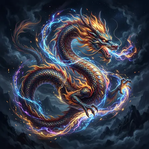Mystical Chinese Dragon - Ancient Eastern Mythology