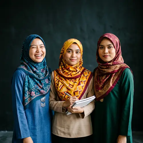 Malaysian Students in Hijab: Celebrating Diversity and Identity