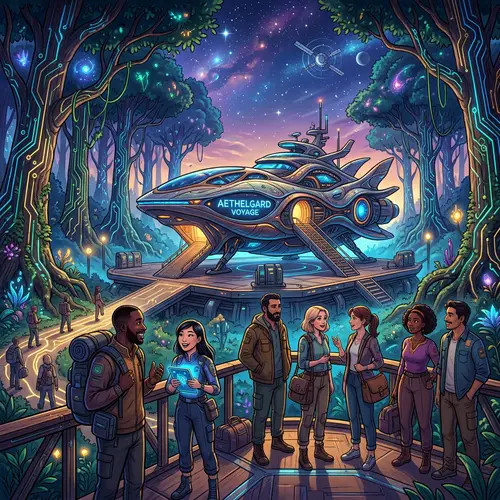 Technological Odyssey: Captivating Fusion of Nature and Technology