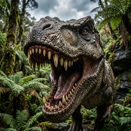 Tyrannosaurus Rex: Close-Up of Powerful Teeth