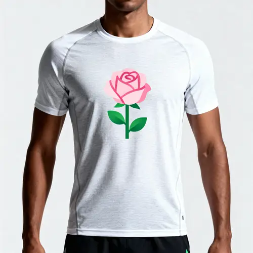 Rose Logo Running Jersey – Unique Sportswear