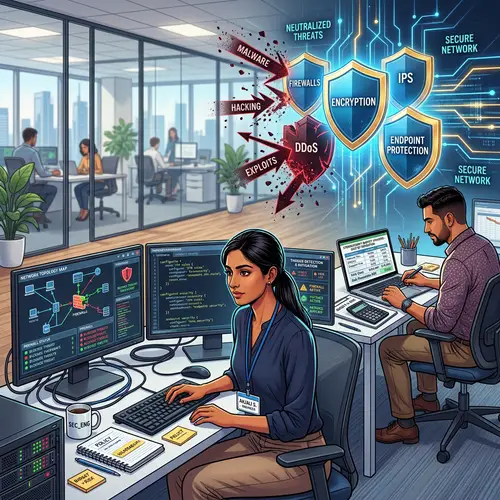 Mitigating Security Risks: Technological Measures Illustrated